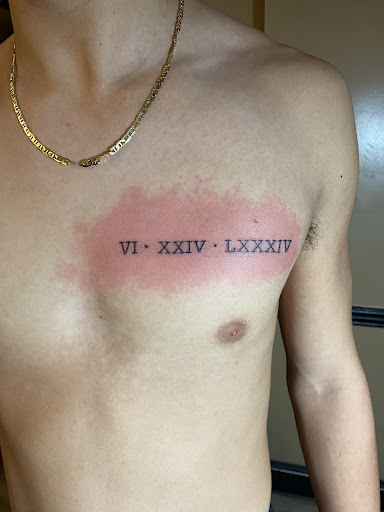 Explore first child tattoo ideas for dad, creative tattoo ideas in Fairfax, available at Comes A Time Tattoo