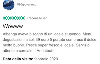 Hostaria del viale à Albenga menu