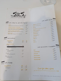 Menu / carte de Restaurant 5 et 5 Valence à Valence