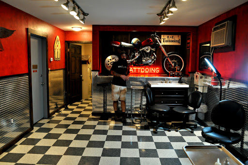 Explore ribbon tattoo ideas, creative tattoo ideas in Old Orchard Beach, available at Mad Hatters Tattoo Studio