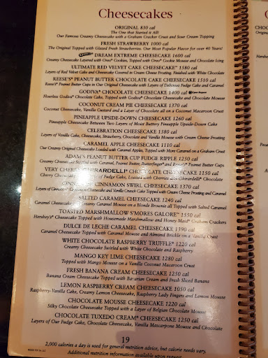 Restaurant «The Cheesecake Factory», reviews and photos, 2028 Chesterfield Center, Chesterfield, MO 63017, USA