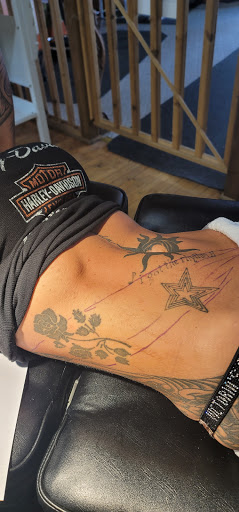 Explore deer tattoo ideas, creative tattoo ideas in Galesburg, available at Hawks Tattoos