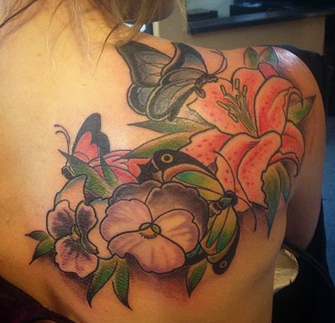 Explore quilt tattoo ideas, creative tattoo ideas in San Diego, available at Sideshow Tattoo and Piercing