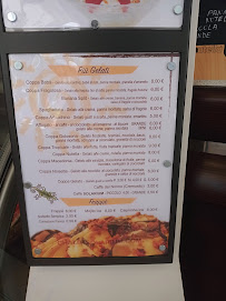 Menu / carte de Chalet Solarium à Tortoreto Lido