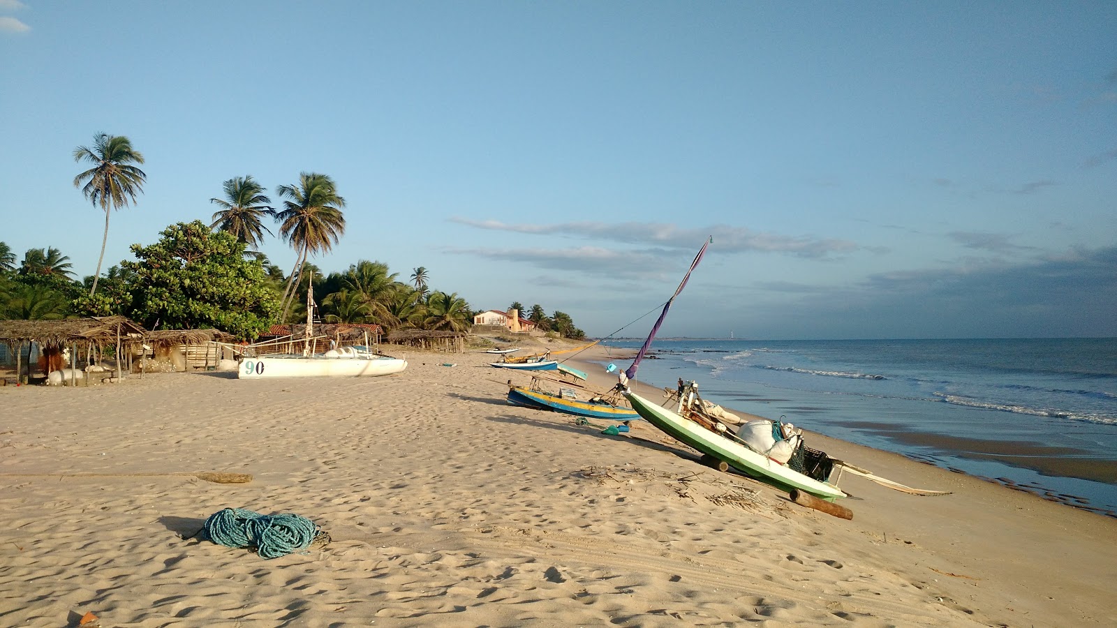 Photo de Plage de Ponta da Pedra zone des équipements