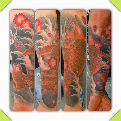 Explore cancer tattoo ideas for men, creative tattoo ideas in Ithaca, available at Artistic Point Tattoo Company