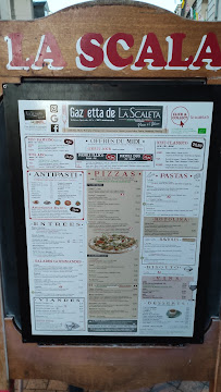 La Scaleta à Châteauroux menu