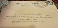 Nonna Maria à Milan menu