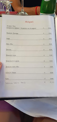 Menu / carte de Al Mago à Albairate