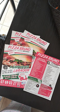 Menu du Pizza Bruno à Miramas