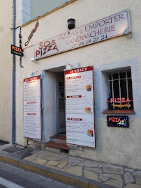 SOS Pizza à Cotignac carte