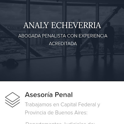 Estudio Jurídico Penalista Dra Analy Echeverría