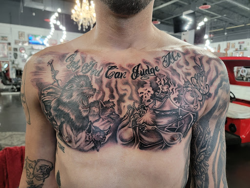 Explore childhood trauma tattoo ideas, creative tattoo ideas in Kissimmee, available at Fallen Heroes Tattoo & Piercing (Florida)