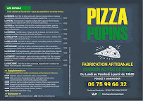 Menu du PIZZA POPINS PONT-SAINT-ESPRIT à Pont-Saint-Esprit
