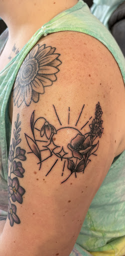Explore polaroid tattoo ideas, creative tattoo ideas in Greenwood, available at Perception Body Modification Studio