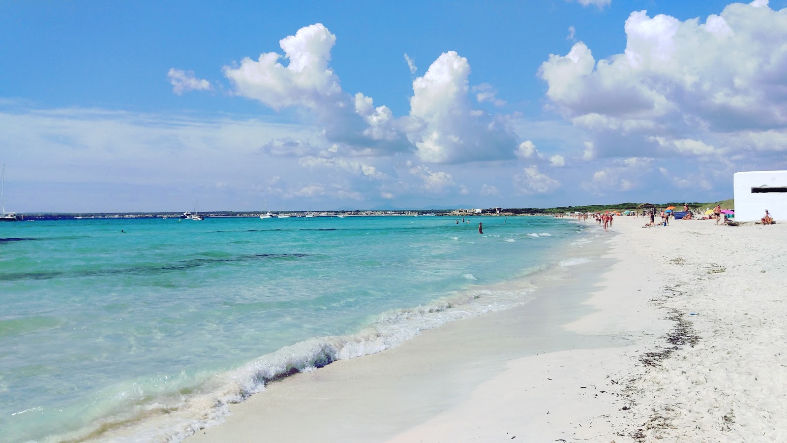 Photo de Platja Des Trenc avec baie longue