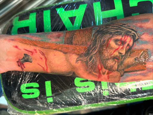 Explore maple leaf tattoo ideas, creative tattoo ideas in Elk River, available at Subjective Art Tattoo, LLC