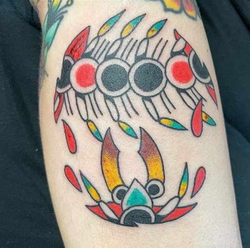 Explore cat and dog tattoo ideas, creative tattoo ideas in Charlottesville, available at Have Heart Tattoo