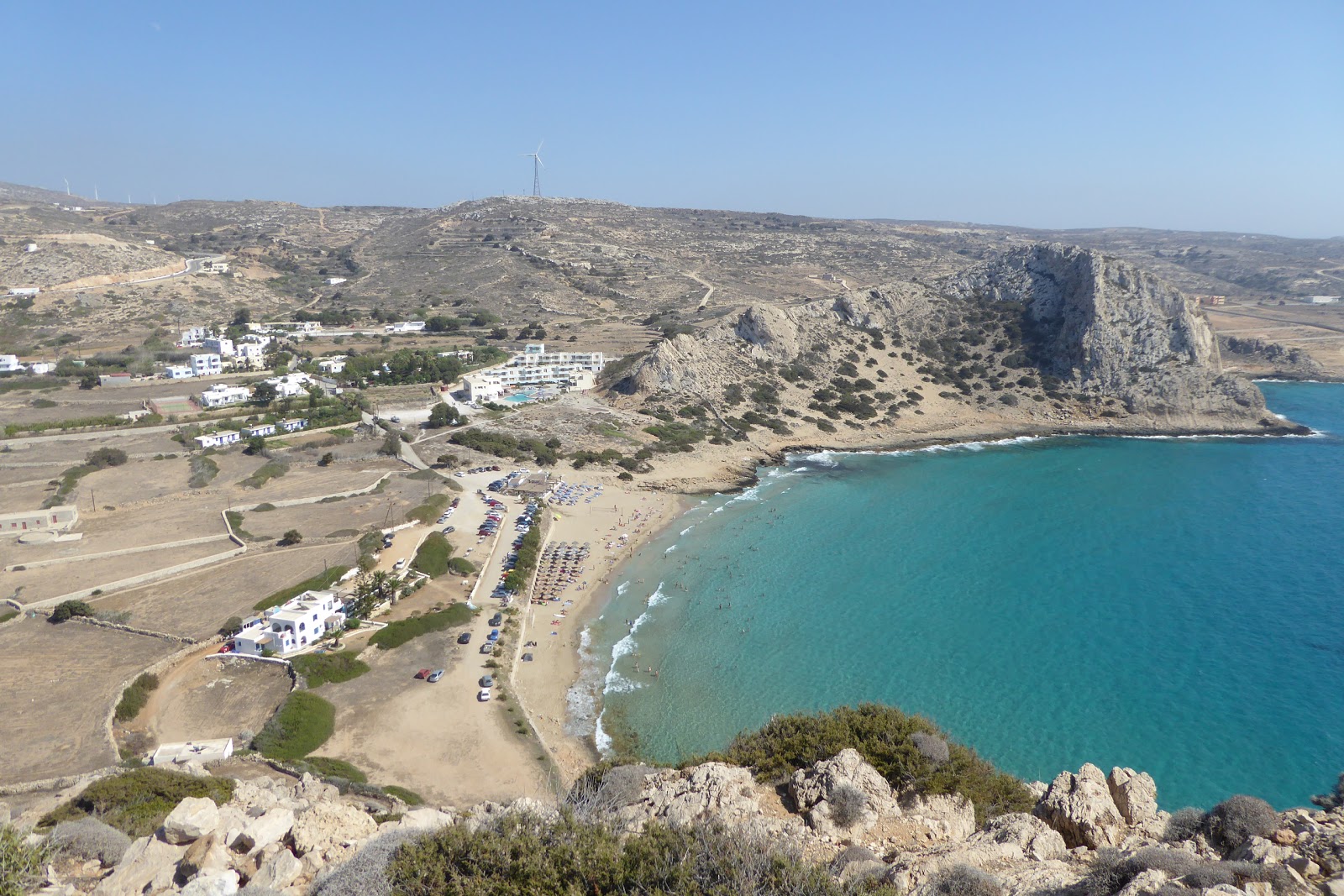 Valokuva Agios Nikolaos beachista. puhtaustasolla korkea