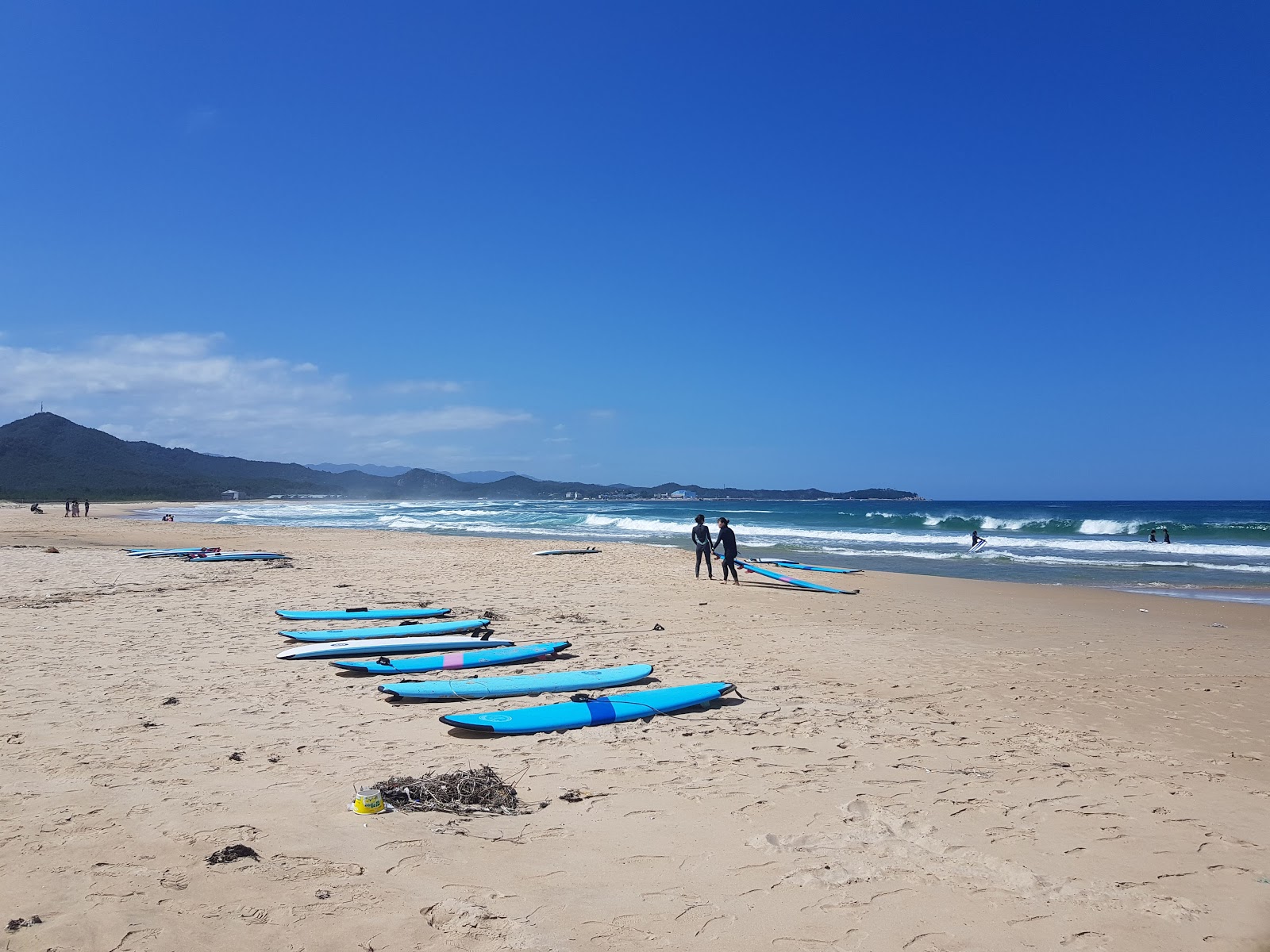 Photo of Songjiho Beach and the settlement