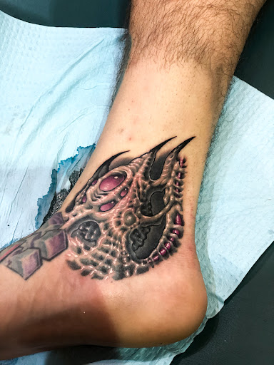 Explore princess mononoke tattoo ideas, creative tattoo ideas in Greer, available at Inkslingers Electric Tattooing