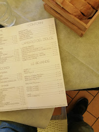 Restaurant Fuori Giri à Passo Oscuro (la carte)