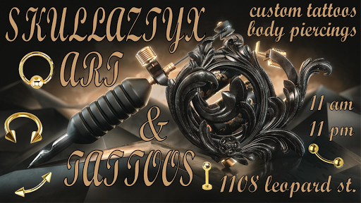Tattoo Shop «Skullaztyx Art & Tattoo», reviews and photos, 1108 Leopard St, Corpus Christi, TX 78401, USA