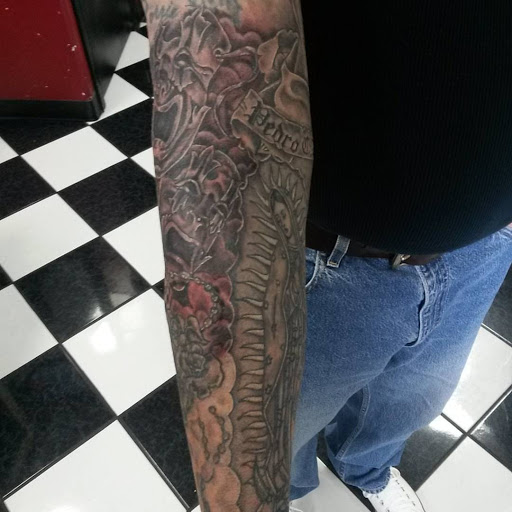 Explore pool tattoo ideas, creative tattoo ideas in Tucson, available at Tattoo Azteca Inc