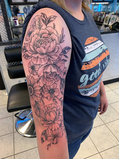 Explore native american indian tattoo ideas, creative tattoo ideas in Tulsa, available at Anchor & Rose Tattoo Co.