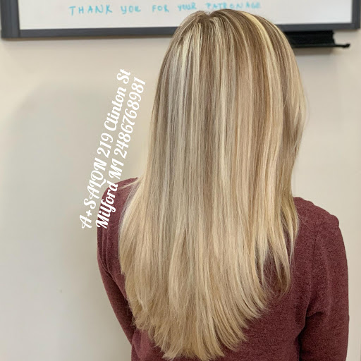 Nail Salon «A+Salon, Nails, Hair & Aesthetics», reviews and photos, 219 Clinton St, Milford, MI 48381, USA