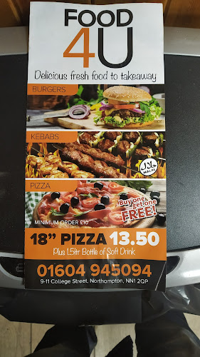 Comments and reviews of Food 4 U Kebab and Pizza, Northampton