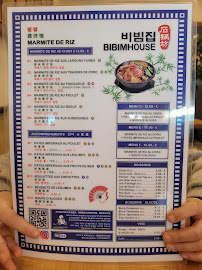 Bibim House Choisy 비빔 집 à Paris menu