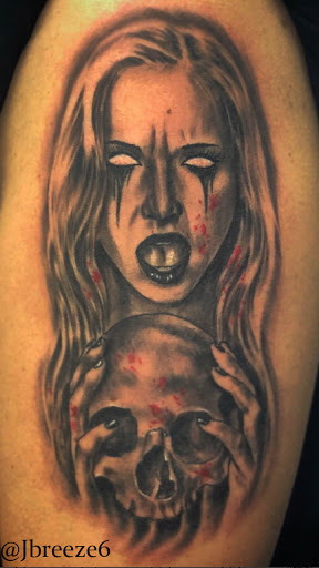 Explore ocean sleeve tattoo ideas, creative tattoo ideas in Providence, available at F.I.N.A.O. Ink Tattoo Company