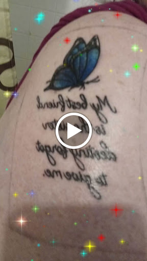 Explore baby footprint tattoo ideas, creative tattoo ideas in Talbott, available at Self Made Tattoo