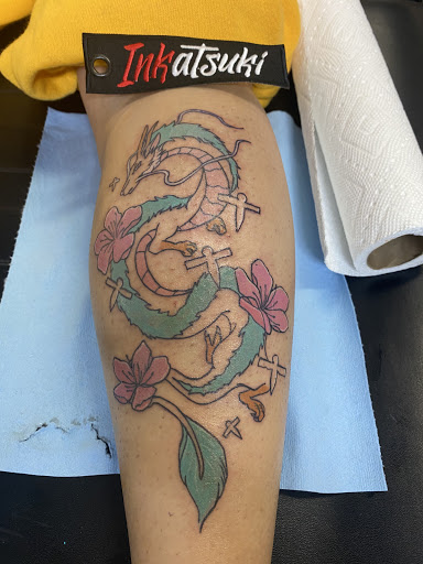 Explore stencil tattoo ideas, creative tattoo ideas in Memphis, available at Inkatsuki Tattoos Art Studio