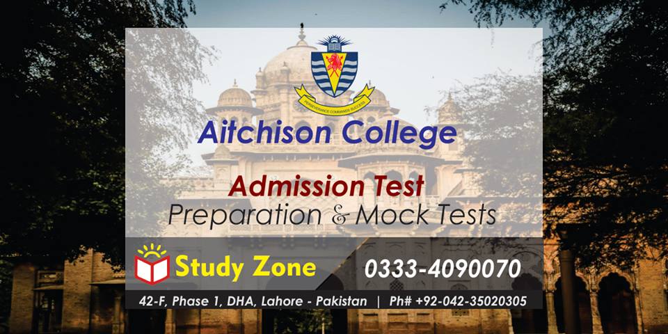 Aitchison College Online Tuition for Admission test preparation 2020