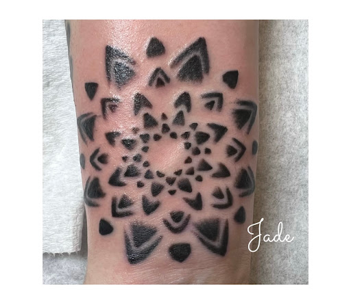 Explore batman sleeve tattoo ideas, creative tattoo ideas in Lewisburg, available at Jolie Femme Permanent Makeup & Tiny Tattoos