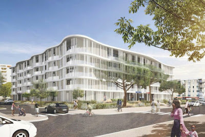 Chantier CARRE URANUS - Bouygues Bâtiment Centre Sud Ouest à Montpellier