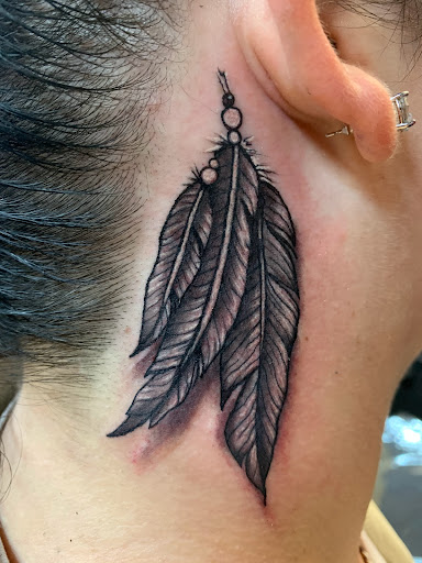 Explore sleeve mens tattoo ideas, creative tattoo ideas in Beaumont, available at Tattoos By Mundo