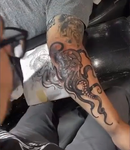 Explore bum cheek tattoo ideas, creative tattoo ideas in Chicago, available at Master Craft Tattoo Co.