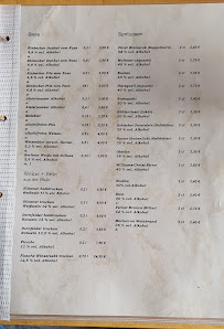 Menu du Waldgaststätte Bismarckturm à Bad Lauterberg