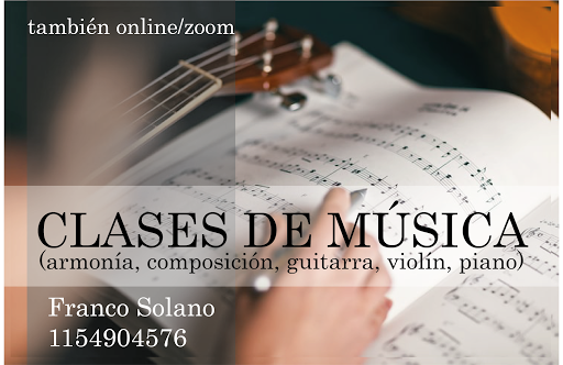 Clases de Música - composición, violín, guitarra, piano en Florida