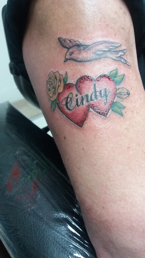 Explore area code tattoo ideas, creative tattoo ideas in Evansville, available at Baldwins Body Art