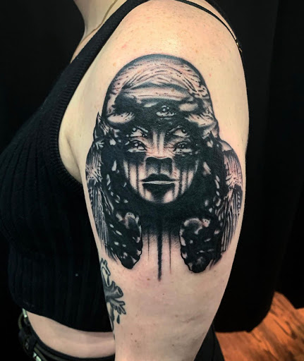 Explore family tattoo sleeve ideas, creative tattoo ideas in Morgantown, available at Wild Zero Studios