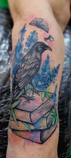 Explore triskelion tattoo ideas, creative tattoo ideas in Benton, available at Spectrum Tattoo