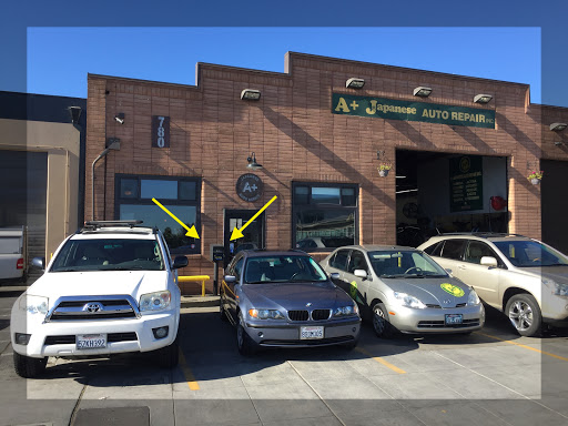 Auto Repair Shop «A+ Japanese Auto Repair Inc.», reviews and photos, 780 Industrial Rd, San Carlos, CA 94070, USA