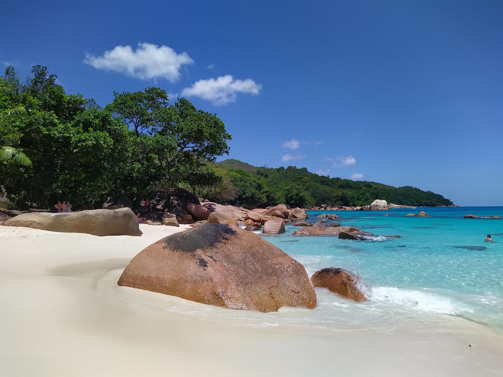 Photo of Anse Lazio Beach with turquoise pure water surface