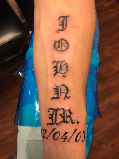 Explore johnny depp tattoo ideas, creative tattoo ideas in Seymour, available at American Gypsy Tattoo Corp.