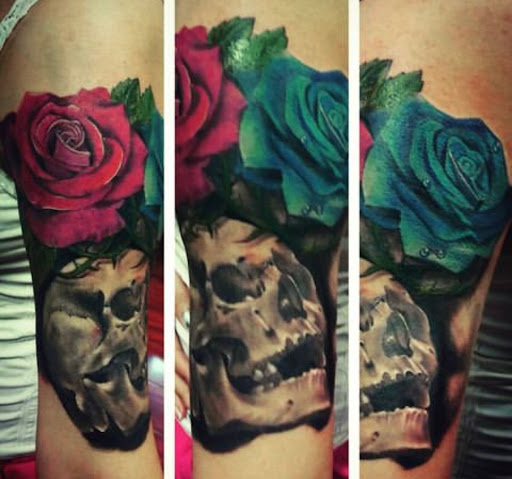 Explore dominican flag tattoo ideas, creative tattoo ideas in Orange, available at Ink Activitiez Tattoo