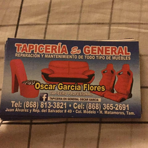 TAPICERÍA EN GENERAL OSCAR GARCIA FLORES